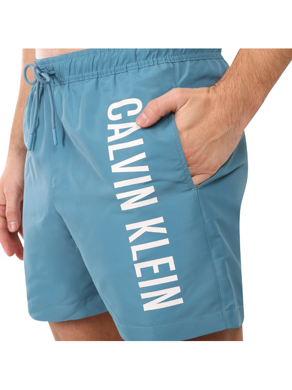 Calvin Klein Мъжки плувни Calvin Klein сини