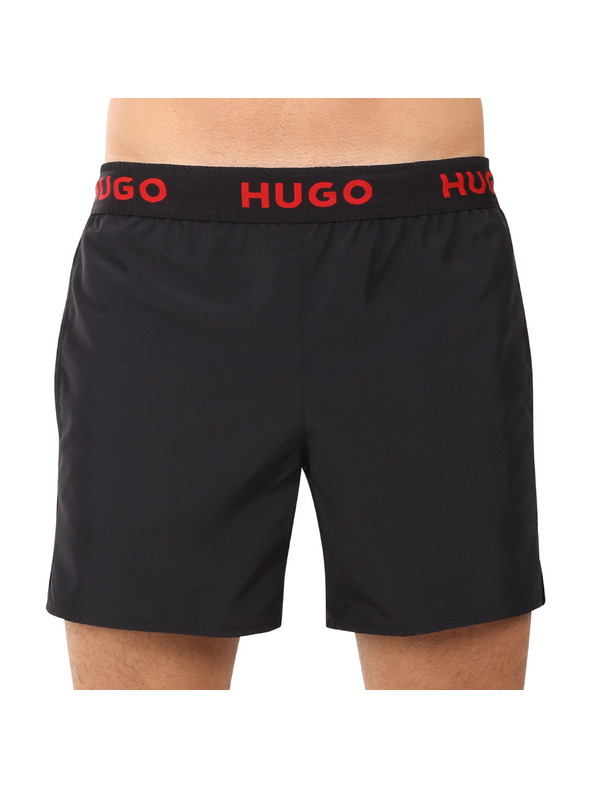 HUGO Мъжки плувни HUGO черни
