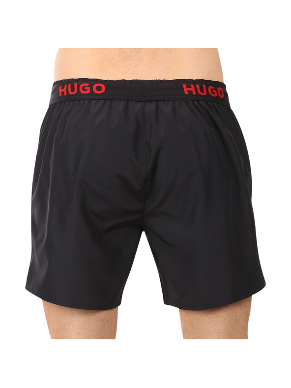 HUGO Мъжки плувни HUGO черни