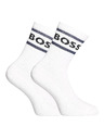 BOSS Комплект от три - чорапи BOSS високи бели