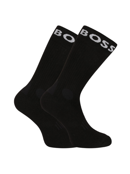 BOSS Комплект от две - чорапи BOSS черни
