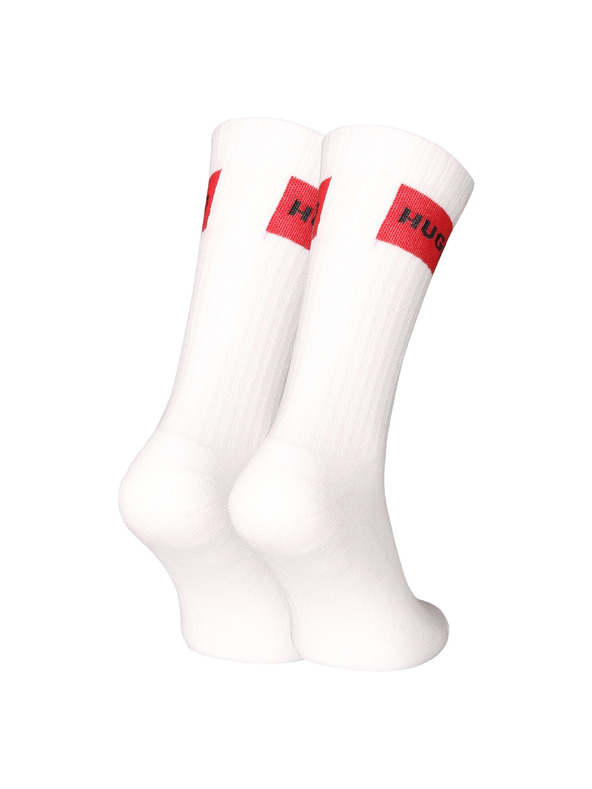 HUGO Набор от два - чорапи Hugo високи бели