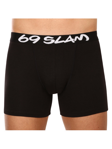 69slam Мъжки боксерки 69SLAM fit bamboo plain