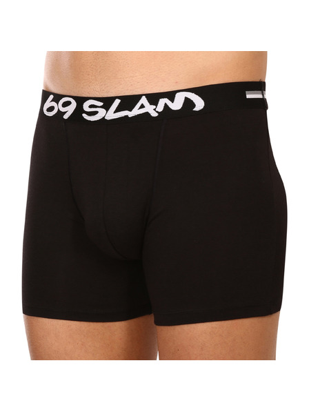 69slam Мъжки боксерки 69SLAM fit bamboo plain