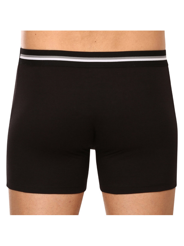 69slam Мъжки боксерки 69SLAM fit bamboo plain