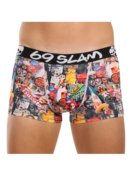 69slam Мъжки боксерки 69SLAM Hip MEXICOLLAGE MASON