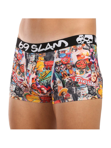 69slam Мъжки боксерки 69SLAM Hip MEXICOLLAGE MASON