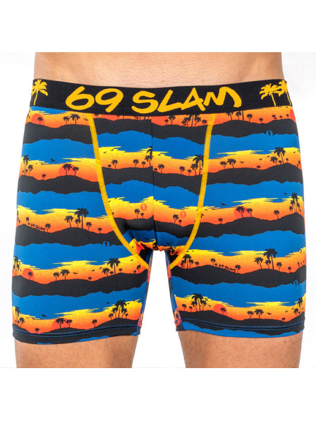 69slam Мъжки боксерки 69SLAM fit sunset palm