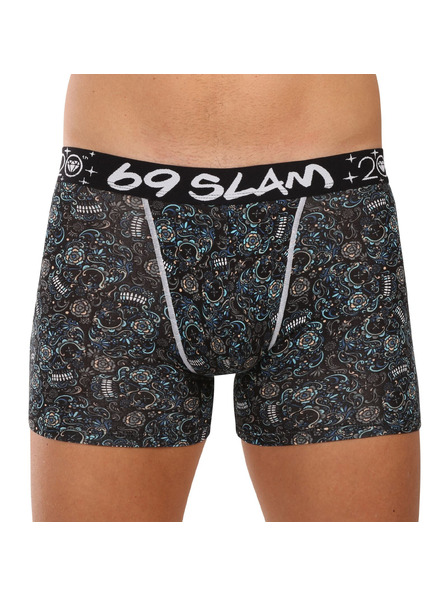 69slam Мъжки боксерки 69SLAM Gilbert fit bamboo SKULLER