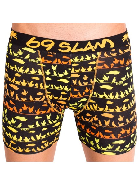 69slam Мъжки боксерки 69SLAM fit bamboo bird