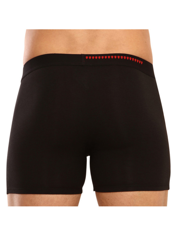 69slam Мъжки боксерки 69SLAM fit bamboo plain