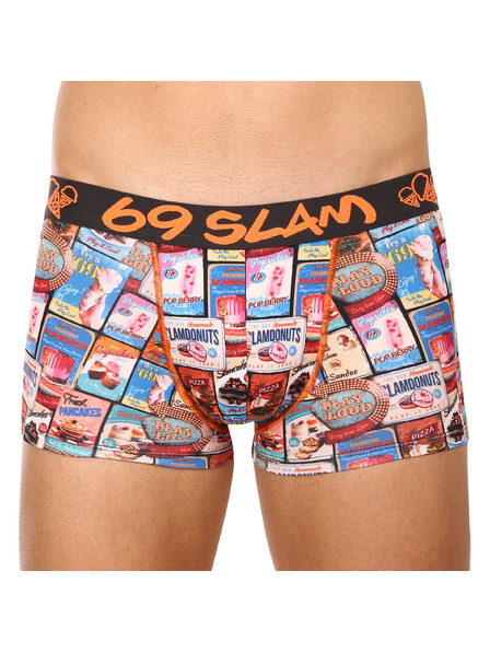 69slam Мъжки боксерки 69SLAM hip vintage food sign
