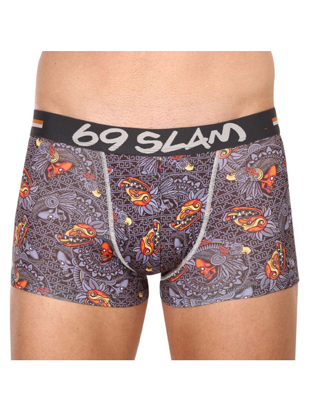 69slam Мъжки боксерки 69SLAM hip mayan head mason