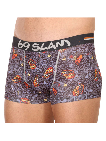 69slam Мъжки боксерки 69SLAM hip mayan head mason