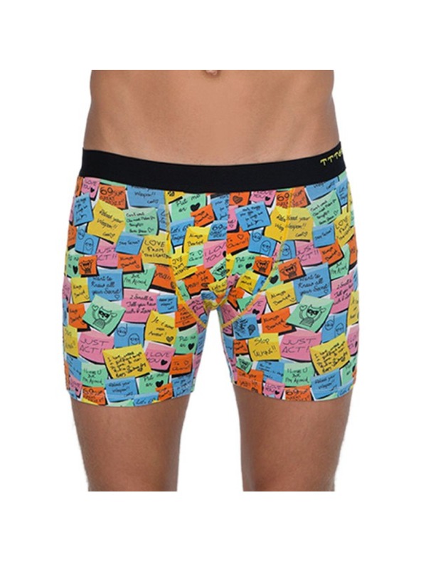 69slam Мъжки боксерки 69SLAM Fit Bamboo Post It