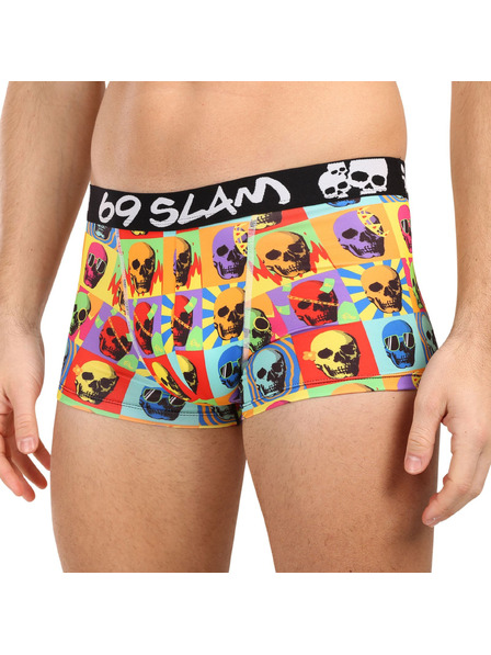 69slam Мъжки боксерки 69SLAM SKULL MASON HIP многоцветни
