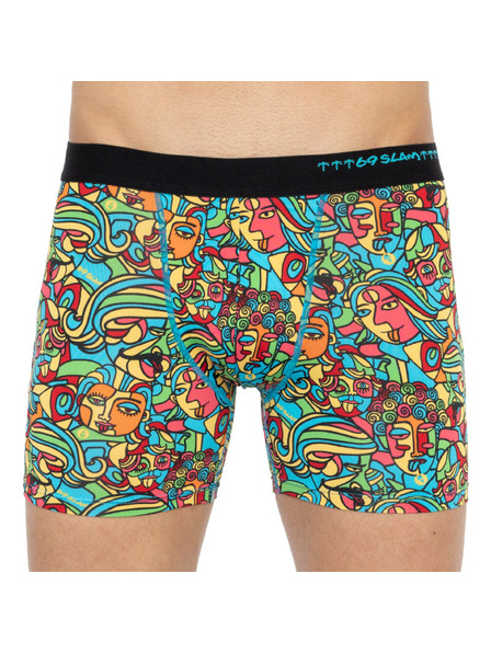 69slam Мъжки боксерки 69SLAM fit cubism mock