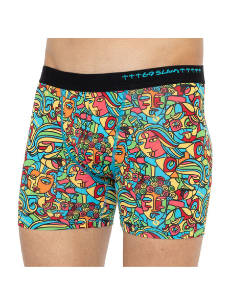 69slam Мъжки боксерки 69SLAM fit cubism mock