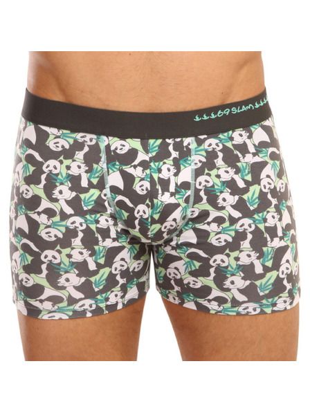 69slam Мъжки боксерки 69SLAM fit bamboo panda boo