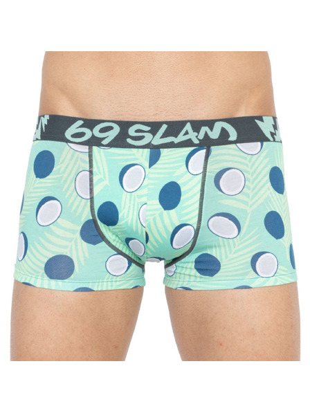 69slam Мъжки боксерки 69SLAM hip bamboo coco blue