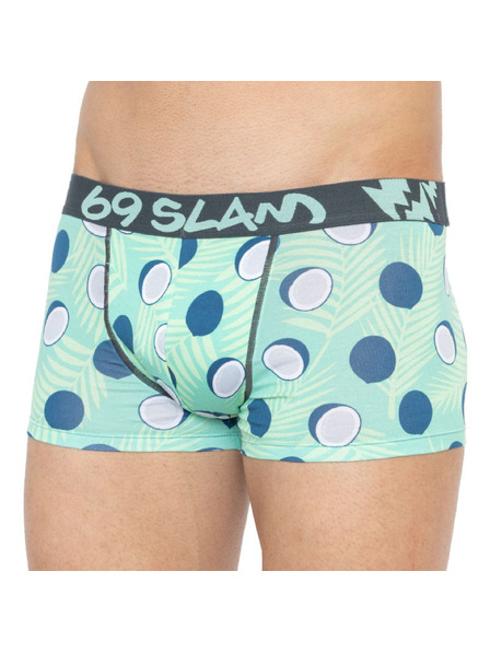 69slam Мъжки боксерки 69SLAM hip bamboo coco blue