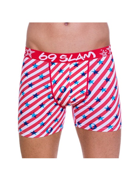 69slam Мъжки боксерки 69SLAM Fit Bamboo Logo & Lines