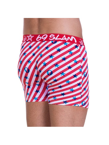 69slam Мъжки боксерки 69SLAM Fit Bamboo Logo & Lines