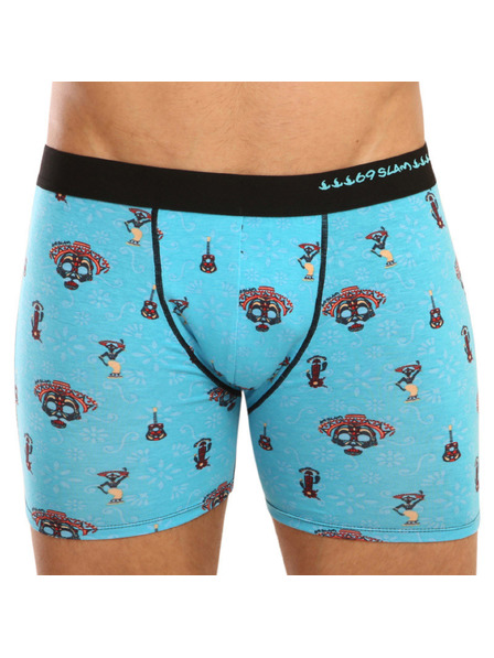 69slam Мъжки боксерки 69SLAM fit bamboo day of the dead