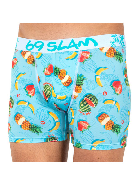69slam Мъжки боксерки 69SLAM fit tropical harvest