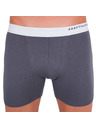 69slam Мъжки боксерки 69SLAM fit bamboo plain dark grey