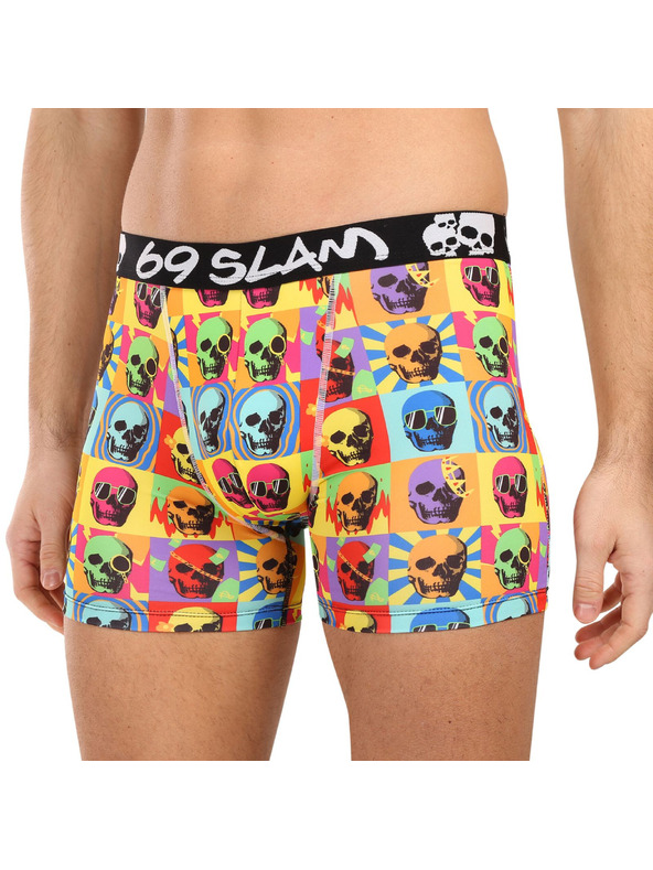 69slam Мъжки боксерки 69SLAM SKULL DYLAN FITTED