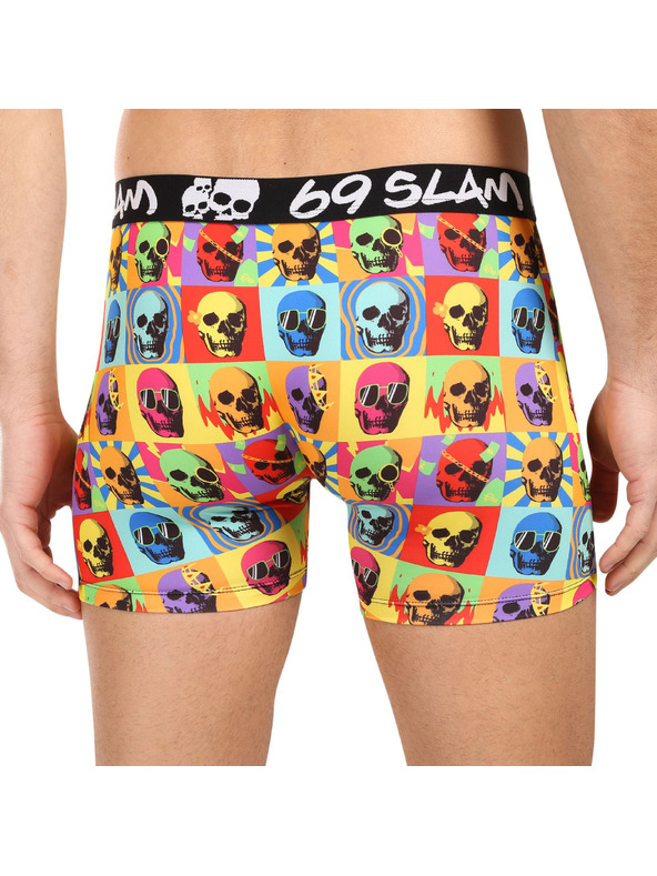 69slam Мъжки боксерки 69SLAM SKULL DYLAN FITTED