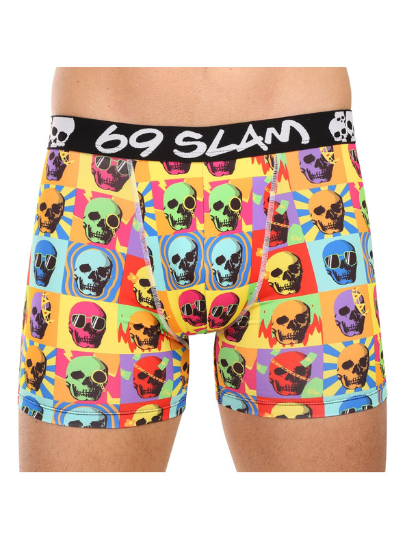 69slam Мъжки боксерки 69SLAM SKULL DYLAN FITTED