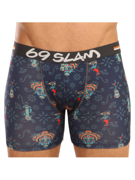 69slam Мъжки боксерки 69SLAM fit day of the dead