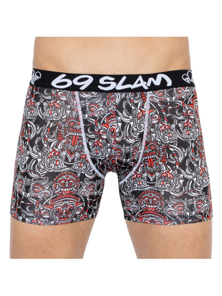 69slam Мъжки боксерки 69SLAM fit bamboo totem mask