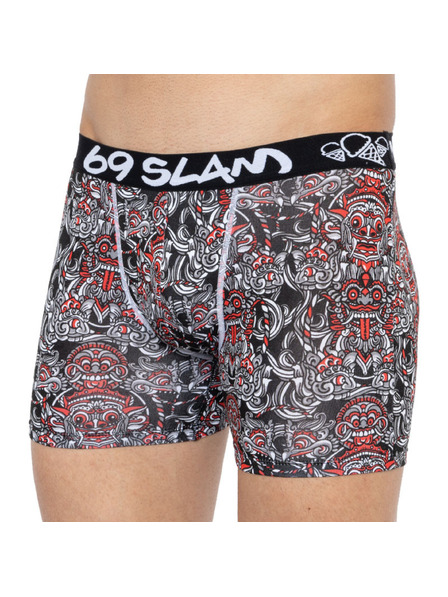 69slam Мъжки боксерки 69SLAM fit bamboo totem mask