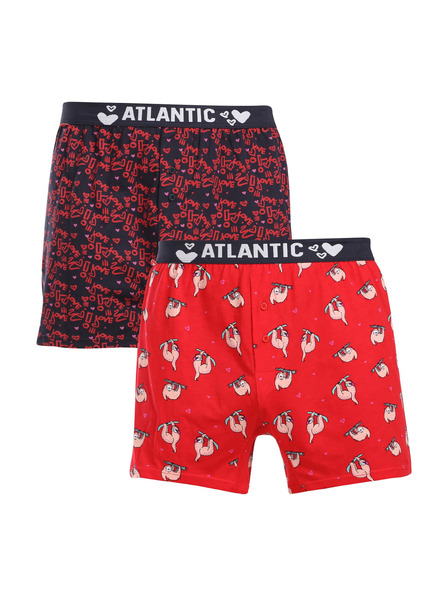 Atlantic Комплект от два - мъжки боксерки Atlantic многоцветни