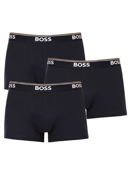 BOSS Комплект от три - мъжки боксерки BOSS тъмносини