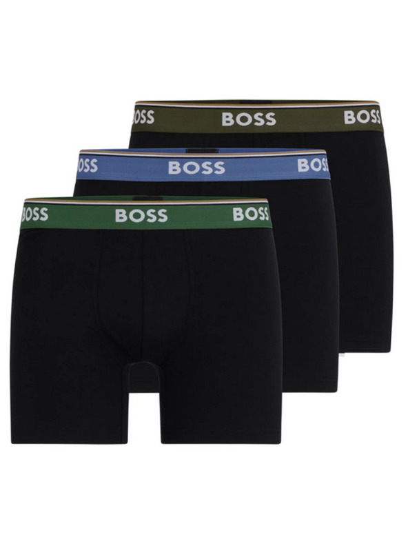 BOSS Комплект от три - мъжки боксерки BOSS черни