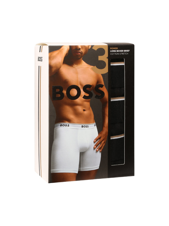 BOSS Комплект от три - мъжки боксерки BOSS черни