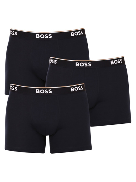 BOSS Комплект от три - мъжки боксерки BOSS тъмносини