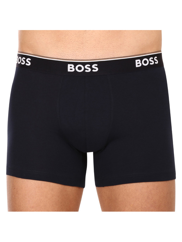 BOSS Комплект от три - мъжки боксерки BOSS тъмносини