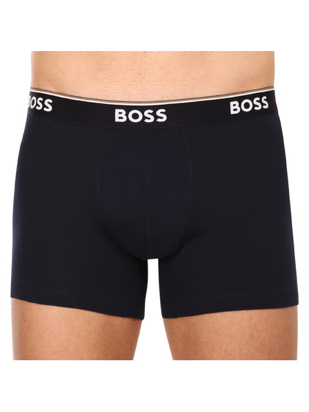 BOSS Комплект от три - мъжки боксерки BOSS тъмносини