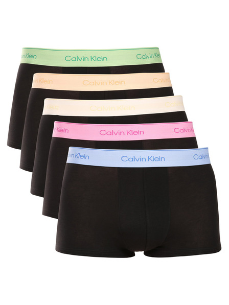 Calvin Klein Комплект пет - мъжки боксерки Calvin Klein черни