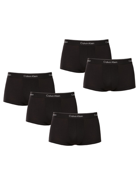 Calvin Klein Комплект пет - мъжки боксерки Calvin Klein черни
