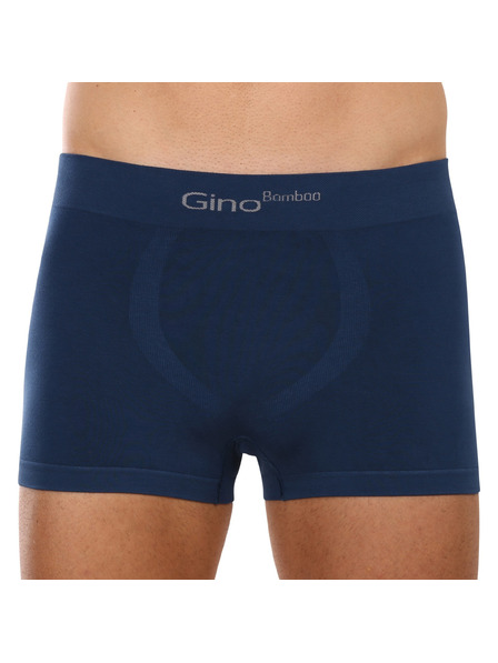 gino Мъжки боксерки Gino безшевни бамбукови петрол