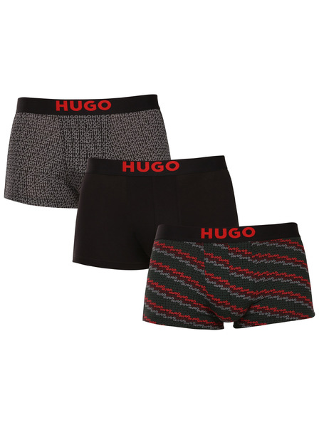 HUGO Комплект три - мъжки боксерки HUGO многоцветни