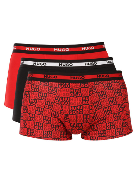 HUGO Комплект три - мъжки боксерки HUGO многоцветни