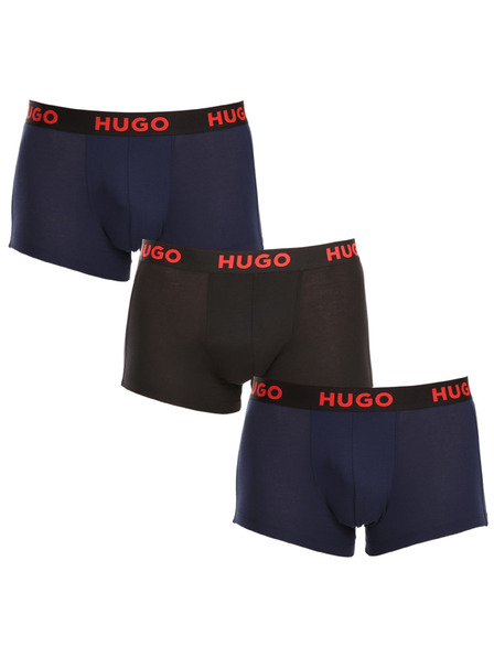 HUGO Комплект три - мъжки боксерки HUGO многоцветни