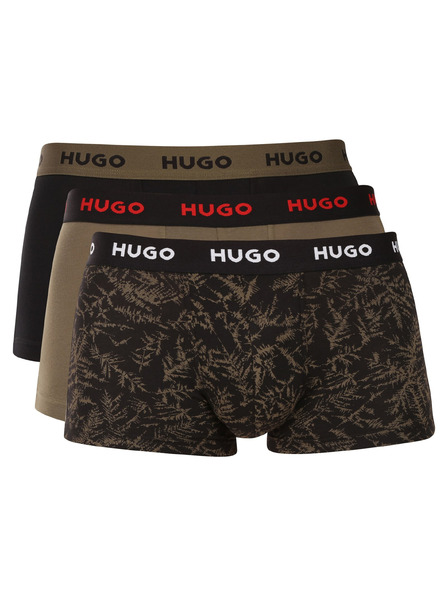 HUGO Комплект три - мъжки боксерки HUGO многоцветни